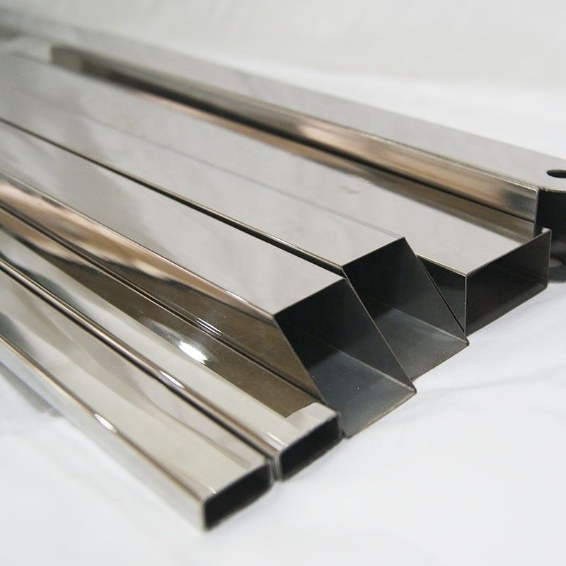 Seamless Mirror Finish 304 Polished Stainless Steel Rectangular Tubing 6mm