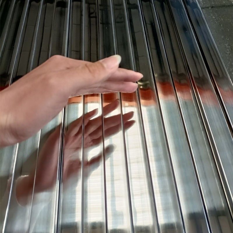 Seamless Mirror Finish 304 Polished Stainless Steel Rectangular Tubing 6mm